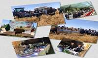 آئین شکرگزاری و جشن برداشت گندم در شهرستان نظرآباد